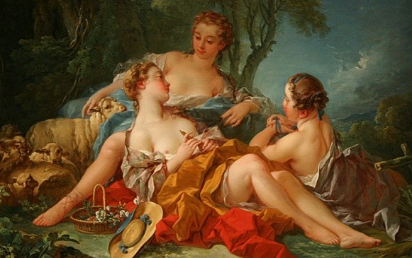 Francois Boucher les confidences pastorales